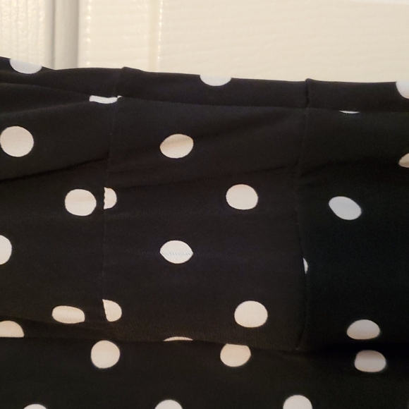 Cato Black and White Polka Dot Dress - Picture 3 of 7
